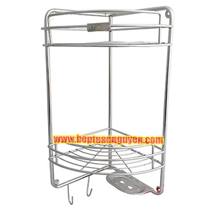 KỆ GÓC 2 TẦNG XÀ BÔNG 20X20CM