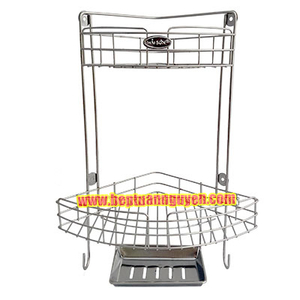 KỆ GÓC 2 TẦNG XÀ BÔNG