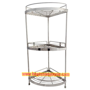 KỆ GÓC 3 TẦNG INOX (304) 25X25CM