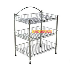 KỆ INOX LÁP 3 TẦNG