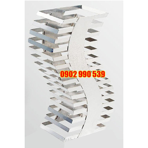 Kệ inox trang trí uốn lượn