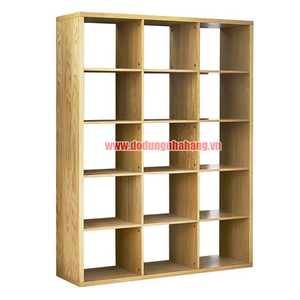 KỆ SÁCH GỖ 15 NGĂN