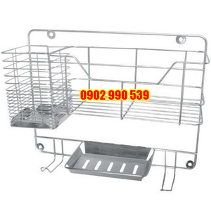 Kệ tắm liên hoàn bằng inox