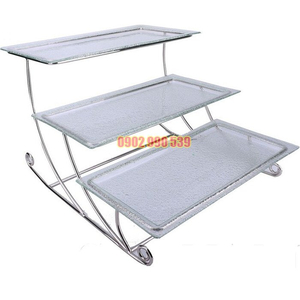 Kệ Trưng Bày Buffet 3 Tầng