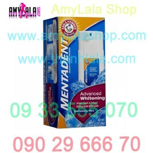Kem trắng răng 7 ngày Arm & Hammer Mentadent Anticavity Fluoride Advanced Whitening - 0933555070 -