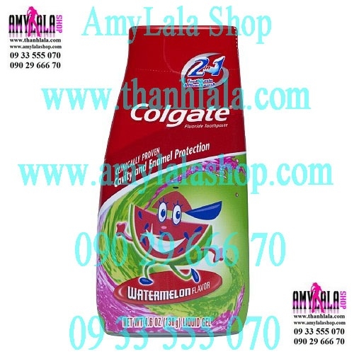 Kem đánh răng và nước súc miệng 2in1 Watermelon Flavor Colgate Kids 4.6oz - 0933555070 - 0902966670