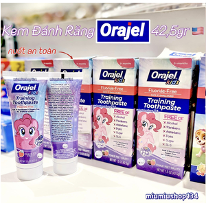 Kem đánh răng nuốt được Orajel Pony 42,5gr 🇺🇸