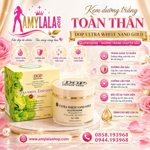 Kem (lotion dạng nén) dưỡng trắng toàn thân Dop Lascad Ultra White Nano Gold Glutathione 180g - 0858193968 - 0944193968 -