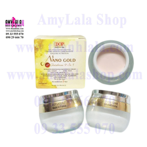 Kem mặt (120g) hạt vàng 24k Dop Lascad® Nano Gold Glutathione 9in1 siêu trắng cao cấp - 0933555070 -