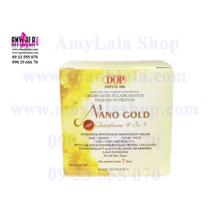 Kem mặt (120g) hạt vàng 24k Dop Lascad® Nano Gold Glutathione 9in1 siêu trắng cao cấp - 0933555070 -
