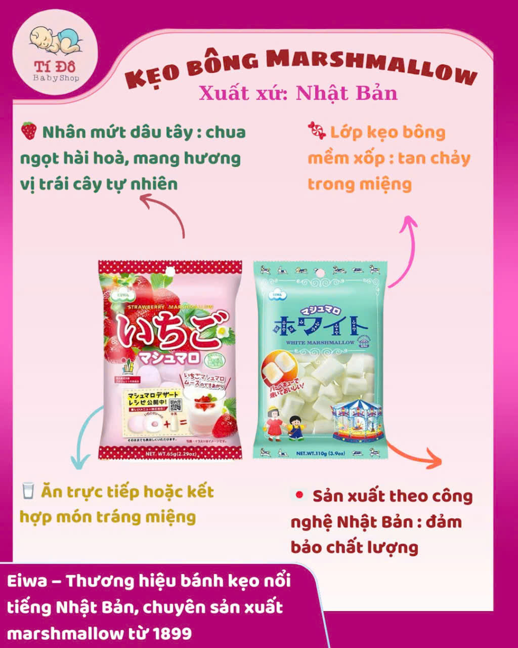 Kẹo bông Marshmallow