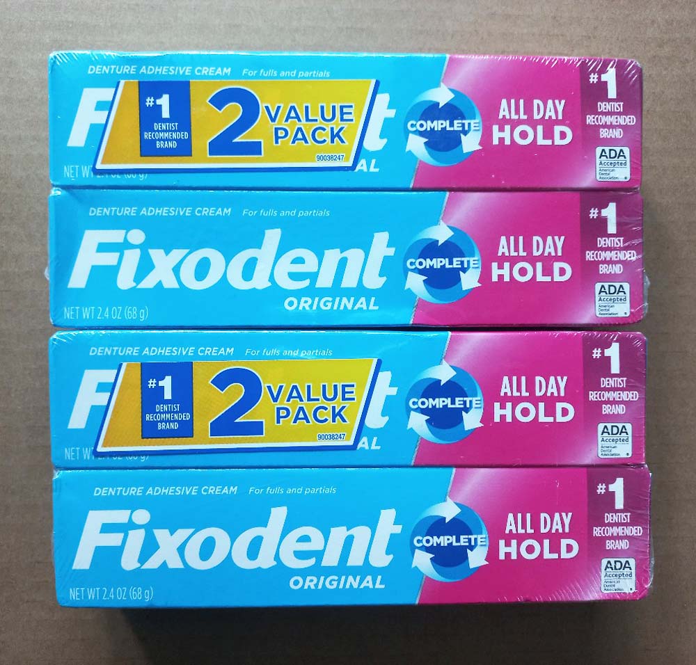 Keo dán hàm răng giả Fixodent