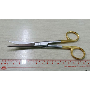 Kéo phẫu thuật Standard (cán vàng) nhọn nhọn cong 16.5 cm Hilbro 09001-16