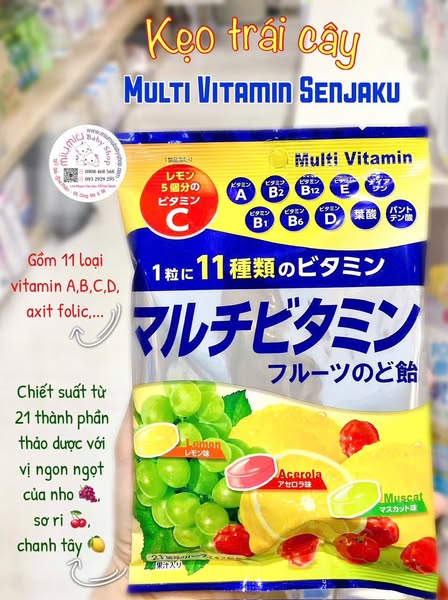Kẹo trái cây vitamin Senjaku