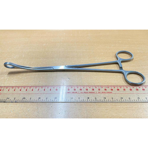 Kẹp bông phẫu thuật Foerster không răng, cong 25cm Hilbro 16.0081.25