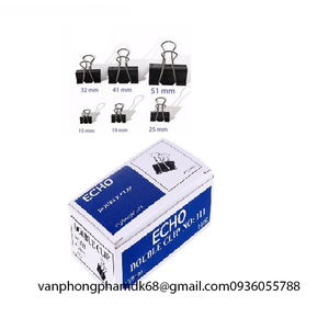 Kẹp bướm đen echo 15mm,19mm,32mm,41mm,51mm