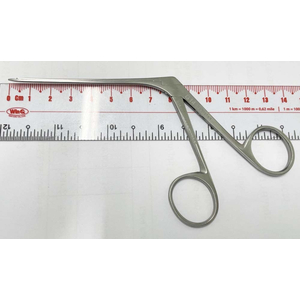 Kẹp lấy dị vật tai Mini McGEE Alligator thẳng, có răng 4x0.6mm, 80mm G14.44.0120.09