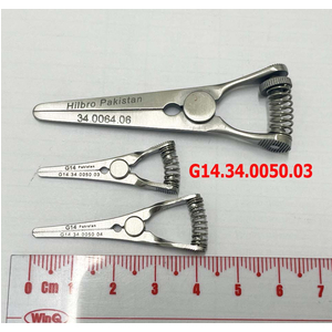 Kẹp phẫu thuật Bulldog Mini-Glover thẳng 3.5 cm G14.34.0050.03