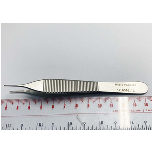 Kẹp phẫu tích Adson Micro không mấu 12 cm Hilbro 12.0302.12