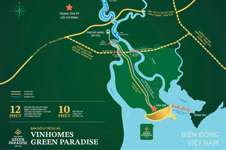 Kết Nối Đa Tầng Qua Đường Bộ, Đường Sắt Và Đường Thủy Tại Vinhomes Green Paradise Cần Giờ