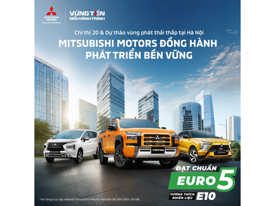 KHẢ NĂNG ĐÁP ỨNG TIÊU CHUẨN KHÍ THẢI CỦA CÁC DÒNG XE MITSUBISHI VỚI CHỈ THỊ 20