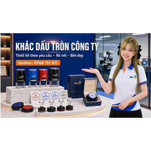 Dấu tròn cho công ty, doanh nghiệp và tổ chức theo yêu cầu