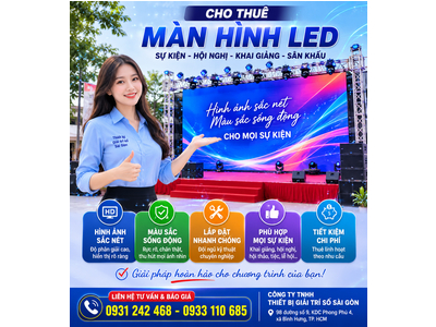 KHAI GIẢNG ẤN TƯỢNG HƠN VỚI MÀN HÌNH LED CHUYÊN NGHIỆP