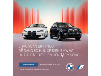KHAI XUÂN NHƯ Ý, BMW ƯU ĐÃI HẤP DẪN HƠN 1 TỶ ĐỒNG MỪNG TẾT BÍNH NGỌ.