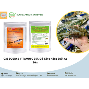 Khám Phá Lợi ích Của C35 DOBIO và VITAMIN C 35% Cho Tôm