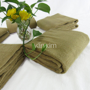 Khăn Tắm Biển, Tắm Hồ Bơi 70x140-500 Màu Vàng Rơm