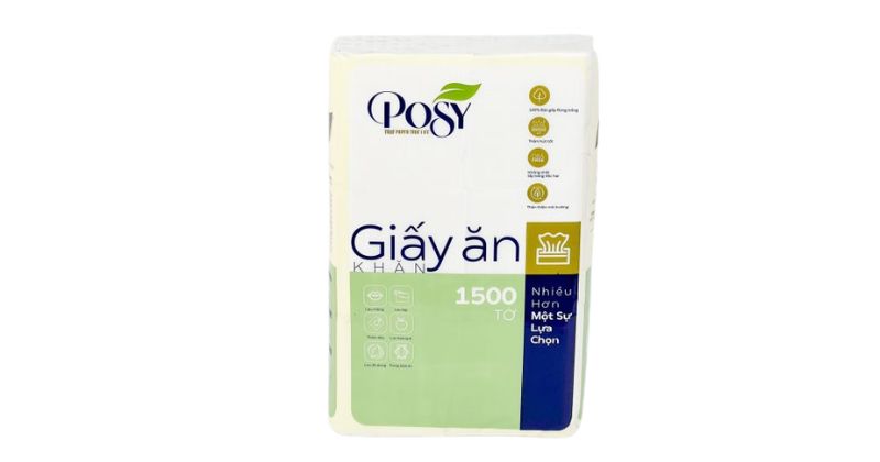 Khăn ăn rút Posy 1500 tờ.