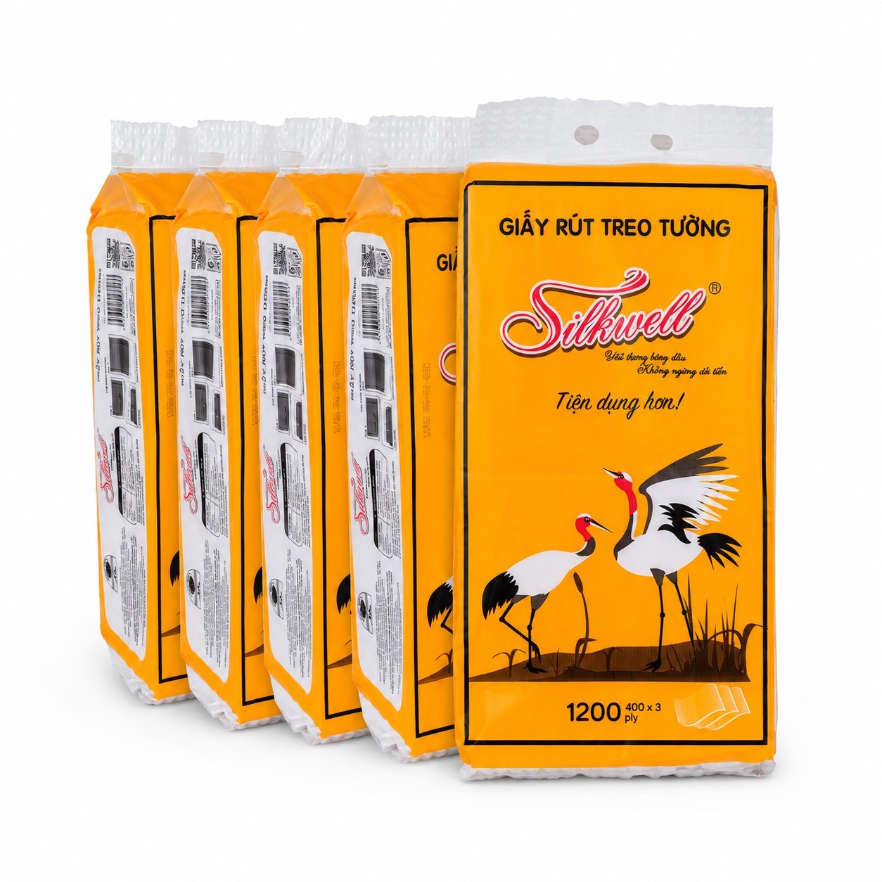 Khăn Giấy Đa Năng Treo Tường Silkwell 450g 2 Lớp – Giấy Rút Đáy Cao Cấp