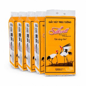 Khăn Giấy Đa Năng Treo Tường Silkwell 450g 2 Lớp – Giấy Rút Đáy Cao Cấp