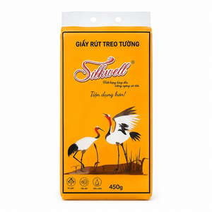 Khăn Giấy Đa Năng Treo Tường Silkwell 450g 2 Lớp – Giấy Rút Đáy Cao Cấp