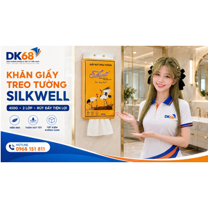 Khăn Giấy Đa Năng Treo Tường Silkwell 450g 2 Lớp – Giấy Rút Đáy Cao Cấp