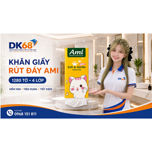 Khăn giấy rút đáy Ami 1280 tờ
