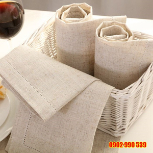 Khăn napkin vải lanh cao cấp giá rẻ cho nhà hàng khách sạn