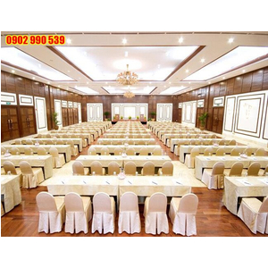 Khăn trải bàn hội trường HCM