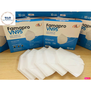 Khẩu trang FAMAPRO VN95 không van thở