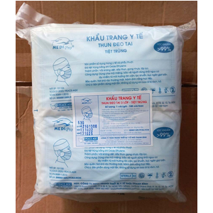 Khẩu trang y tế 3 lớp tiệt trùng Medipro