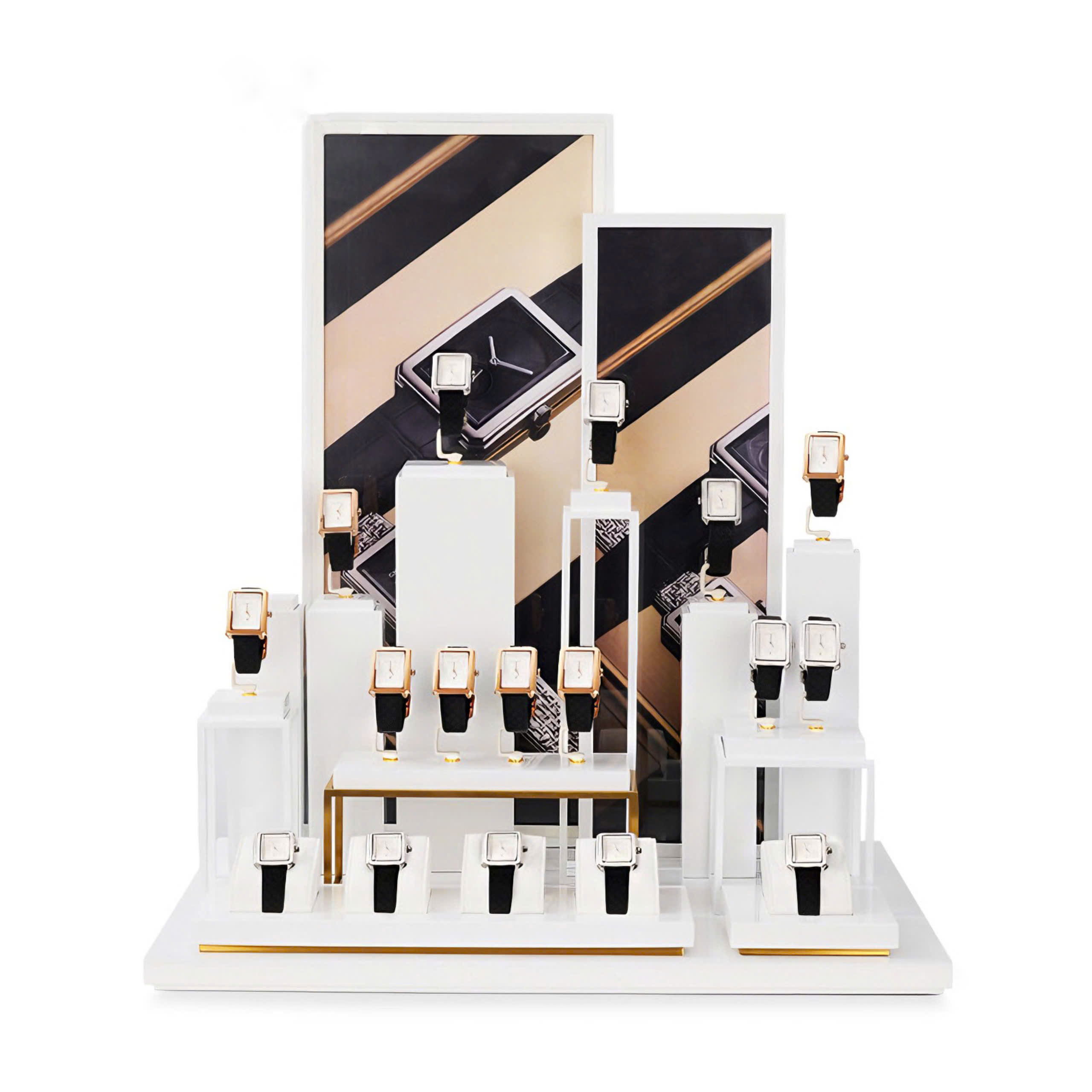 Bộ Trưng Bày Đồng Hồ Chính Hãng – Nâng Tầm Đẳng Cấp Cho Không Gian Kinh Doanh