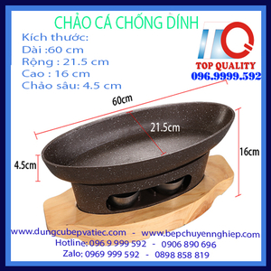 CHẢO CÁ CHỐNG DÍNH