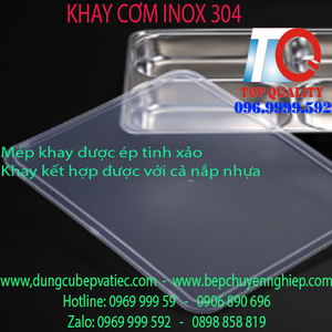 KHAY CƠM INOX 304- 4 NGĂN