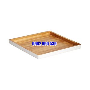 KHAY GỖ TRE 24 CM