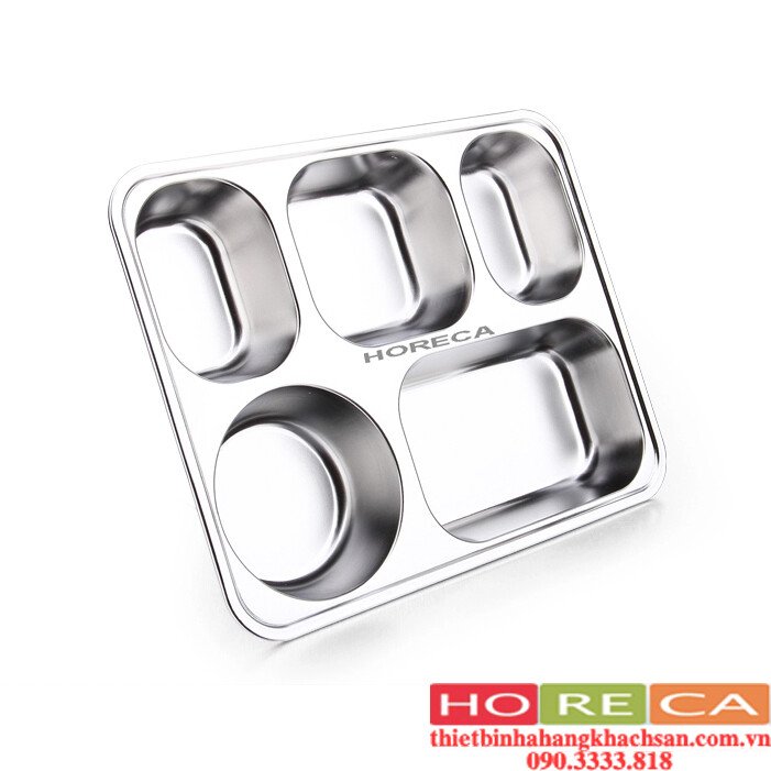 KHAY CƠM INOX 5 NGĂN LỚN - KCL01