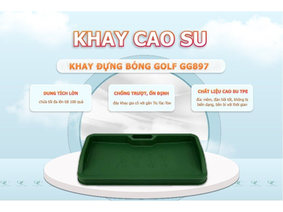 Khay Đựng Bóng Golf Cao Su