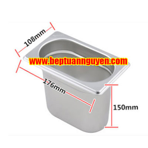 KHAY ĐỰNG THỨC ĂN 1/9 SÂU 15CM