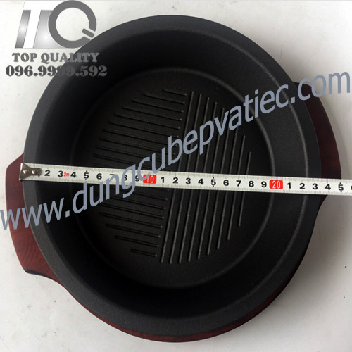 khay gang dẫn nhiệt, khay gang nóng, dĩa Hotto, cơm xèo, cơm Hotto