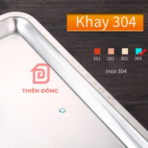 Khay chữ nhật Inox 304 Phẳng Kín 60x40cm Cao Cấp – Khay Nướng Bánh & Trưng Bày