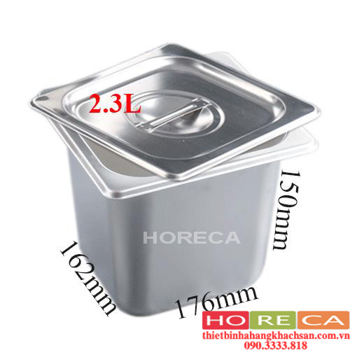 KHAY INOX G/N 1/6X150 GN1/6X150